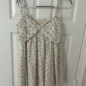 Floral Bow-Tie Dress